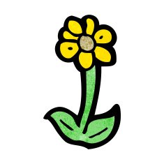 cartoon flower symbol N20