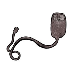 Cartoon Computer Mouse N19
