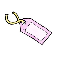 cartoon luggage tag N37