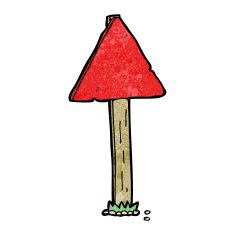 Cartoon Sign Post N55
