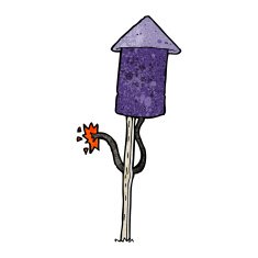 cartoon firework N45