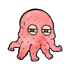 Cartoon Alien Face N19