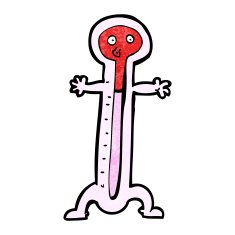 Cartoon Thermometer N19