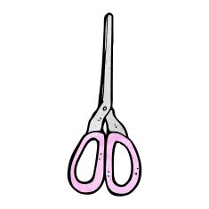Cartoon Scissors N47