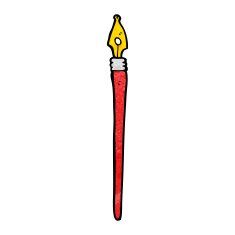 Cartoon Ink Pen N16