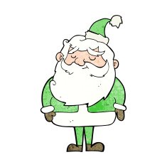Cartoon Santa Claus N324