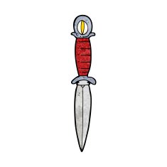 cartoon mystic dagger N9