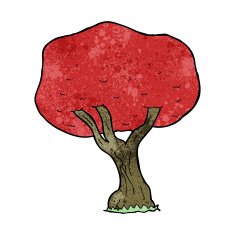 Cartoon Tree N163