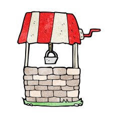 Cartoon Wishing Well N21