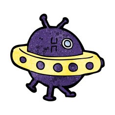 Cartoon UFO N10