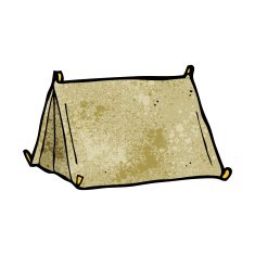 cartoon traditional tent N19