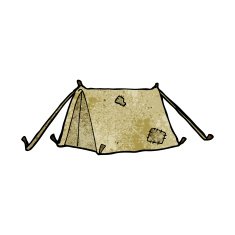 cartoon traditional tent N20