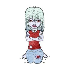 Cartoon Vampire Girl N218
