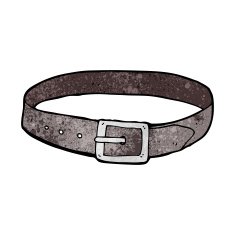 cartoon leather belt N19