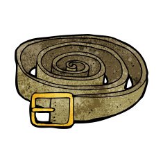 cartoon leather belt N20
