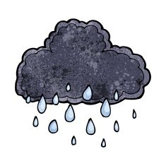 cartoon raincloud N16