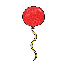 cartoon party balloon N10