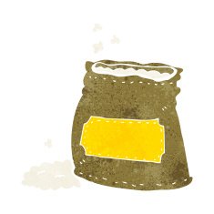 cartoon bag of flour N32