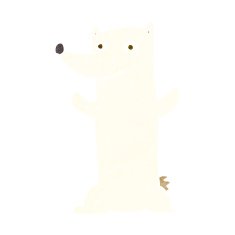 Cartoon Polar Bear N85
