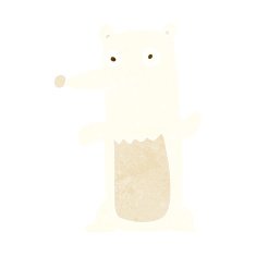Cartoon Polar Bear N86