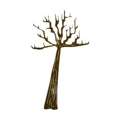 cartoon winter tree N8