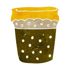 cartoon glass of beer N19