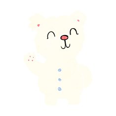 Cartoon Polar Bear N87