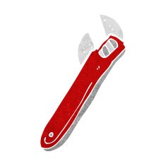 cartoon adjustable spanner N21