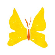 cartoon butterfly symbol N20