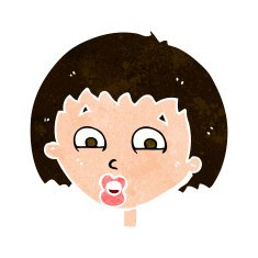 cartoon shocked expression N13