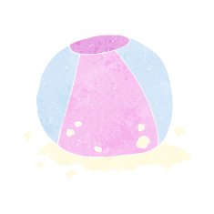 Cartoon Beach Ball N14