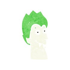 cartoon vampire head N33