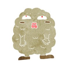 funny cartoon monster N36