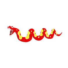cartoon poisonous snake N23