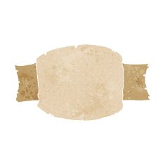 cartoon scroll banner N18