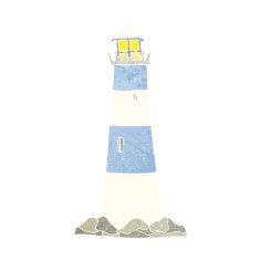 cartoon light house N10