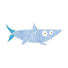 Cartoon Happy Shark N18