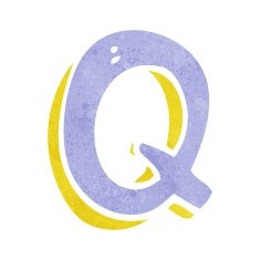 Cartoon Letter Q N15