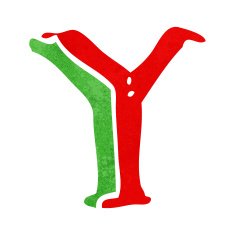cartoon letter y N14
