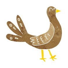 Cartoon Bird N350