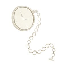 cartoon silver watch N4
