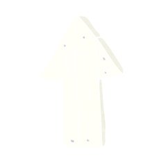 cartoon wooden direction arrow N11