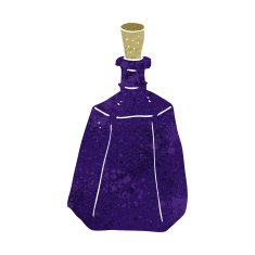 cartoon ink bottle N16