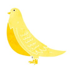 Cartoon Bird N351