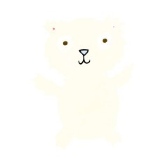 Cartoon Polar Bear N89