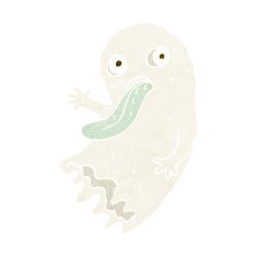 gross cartoon ghost N20