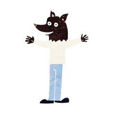 Cartoon Werewolf N32