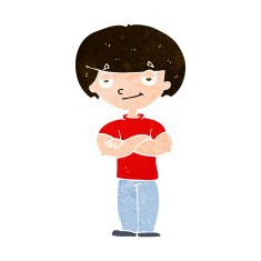 cartoon smug looking man N8