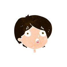 cartoon amazed expression N9