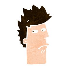 cartoon nervous expression N9